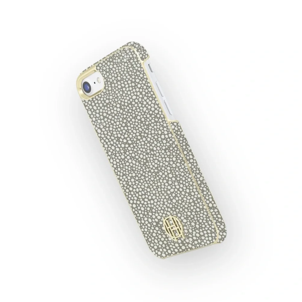 new House of Harlow 1960 ☏ Snap iPhone 6 / 7 / 8 Case ☏ Gold Printed Polka Dots